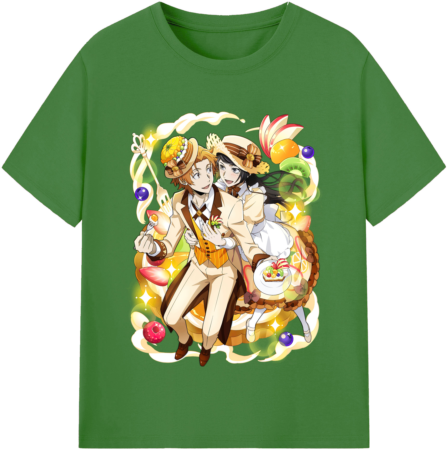 （画像用） 文豪ストレイドッグス Bungo Stray Dogs レディースカジュアルプリントTシャツ（綿100％）